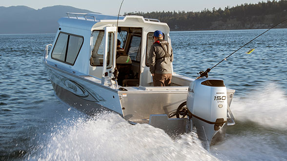 Une unité hors-bord de Honda